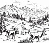 Swiss Scenes Coloring Pages 2025 sketch template