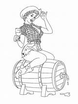 Oktoberfest Coloring Page  Free Printable sketch template