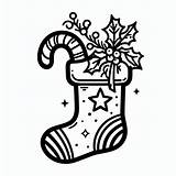 Cute Christmas Stocking coloring page  Download Print Or Color Online sketch template