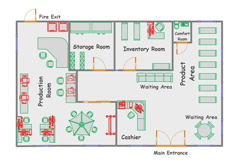 Small Warehouse Floor Plan | EdrawMax Template