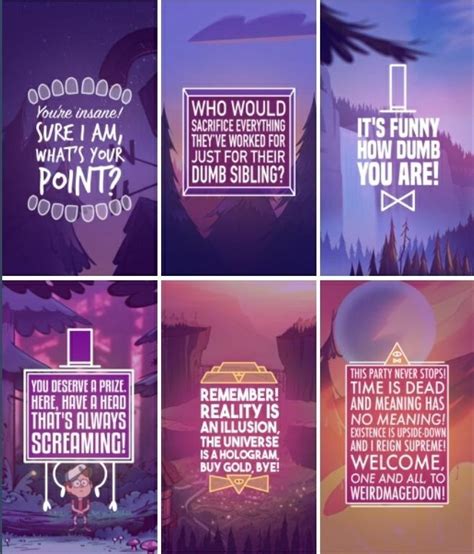 Bill cipher’s quotes | Gravity falls bill, Gravity falls, Gravity falls art