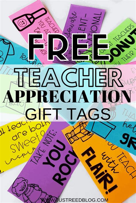 Printable Teacher Appreciation Gift Tags You Don’t Need A Professional ...