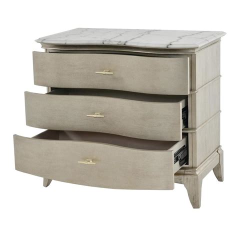 Starlite Marble Top Nightstand | El Dorado Furniture