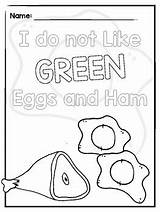 Green Eggs And Ham Themed Coloring Sheets By KMS Classroom Creations sketch template