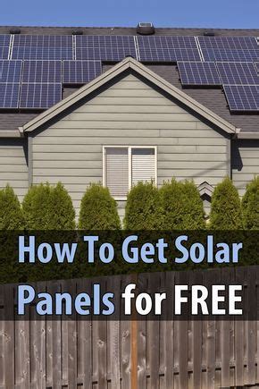 How to Get Solar Panels for FREE | Urban Survival Site | Solar panels ...