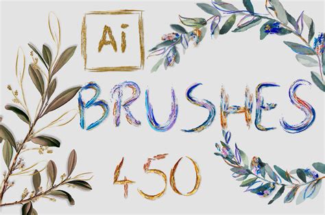 Adobe Illustrator Brushes - 450 Illustrator Brushes - Invent Actions