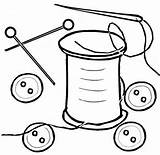 Spool Coloring Pages sketch template