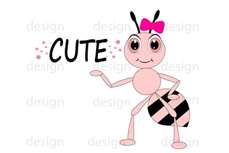 Girl ant svg, Ant svg , Cute ant svg, ant clipart, (2580526)