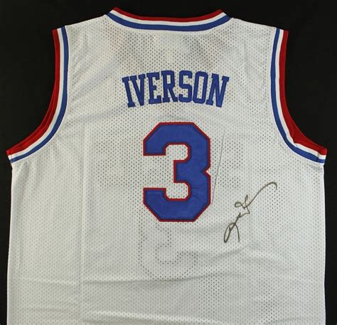 Allen Iverson Signed 76ers Jersey (PSA) Allen Iverson, 76ers, Auction ...