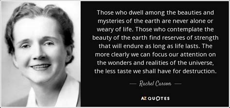 TOP 25 QUOTES BY RACHEL CARSON (of 131) | A-Z Quotes