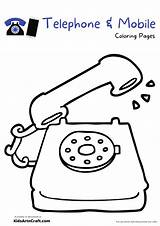 Telephone & Mobile Coloring Pages For Kids – Free Printables  Art sketch template