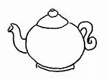 Free Teapot Coloring Pages sketch template