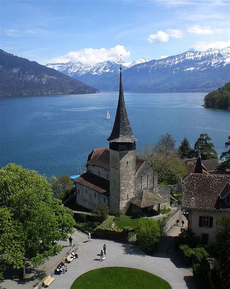 Vineyard At Spiez In Switzerland (with Map & Photos)