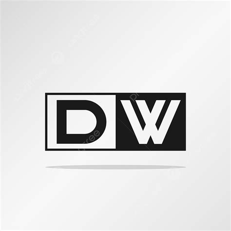 Modèle De Lettre Initiale Dw Logo PNG , Résumé, Le Logo, La Conception ...