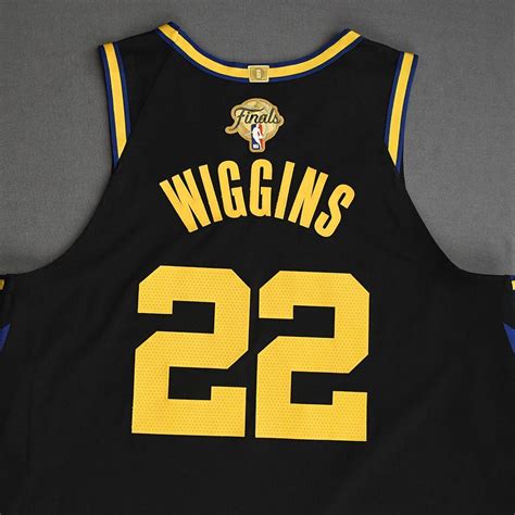 Andrew Wiggins - Golden State Warriors - Game-Worn City Edition Jersey - 1st Half - 2022 NBA ...