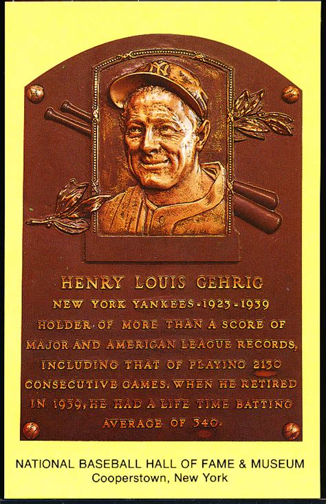 Lot Detail - 25 Diff. Unsigned Baseball Hall of Fame Postcard Gold Plaques