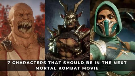 7 Characters That Should Be in the Next Mortal Kombat Movie - KeenGamer