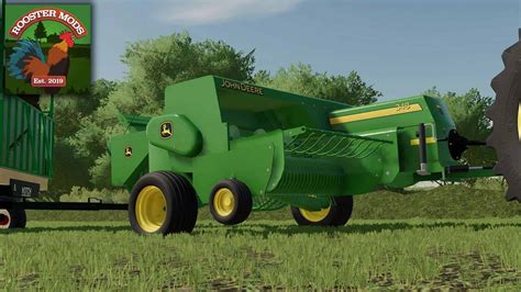 FS22 John Deere 348 Square Baler v1.0.0 (2) - Farming simulator 19 / 17 / 15 Mod