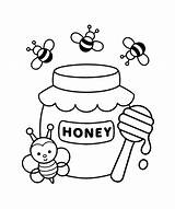 Premium Vector  Honey bee coloring Page Illustration For Kids sketch template
