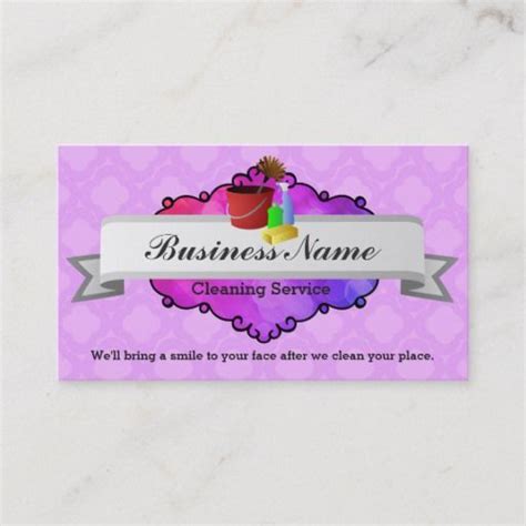 Great House cleaning business cards | Zazzle.com | Cleaning business cards, Bottle business ...