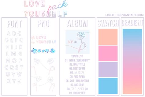 BTS - LOVE YOURSELF `HER` PACK by Lisethh on DeviantArt