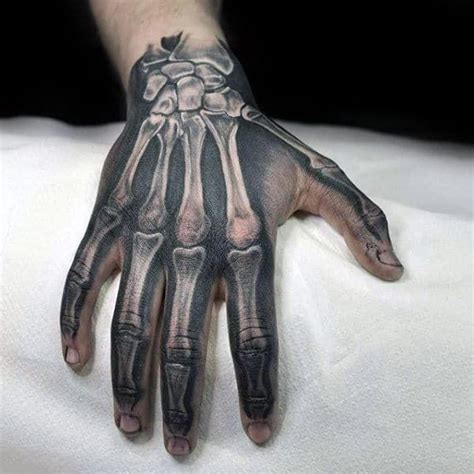 Skeleton Hand Tattoo Drawing