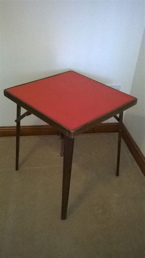 Antique style wooden card table with folding legs. | in Ilminster, Somerset | Gumtree