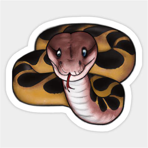 Cute Anaconda Drawing - Anaconda - Sticker | TeePublic