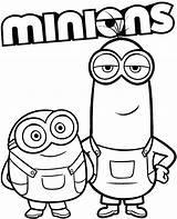 Minions Coloring Pages to Print sketch template