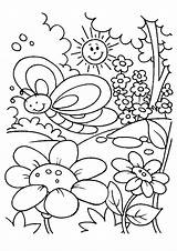 Spring Coloring Pages  Best For Kids sketch template