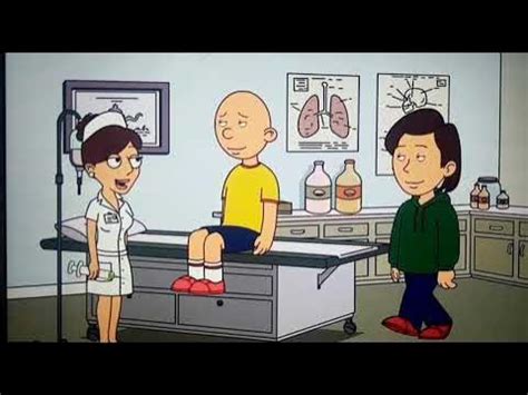 Caillou BEHAVES at the Hospital for a Vaccination Day 💉/ UNGROUNDED ...