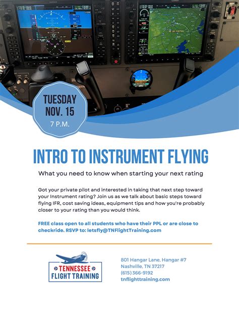 Intro to Instrument Flying - Tennessee Flight Training