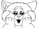 Turning Red Panda Coloring Page  Free Printable Pages For Kids sketch template