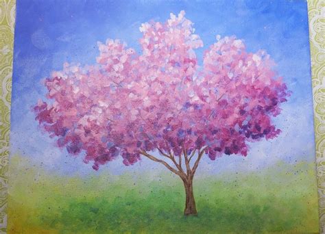 Impressionist Cherry Blossom Tree | Live Acrylic Painting Lesson | #ColoroftheYearArt | #CAC ...