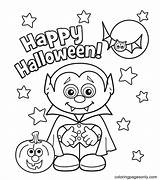 Happy Halloween Monster Coloring Page  Free Printable Pages sketch template