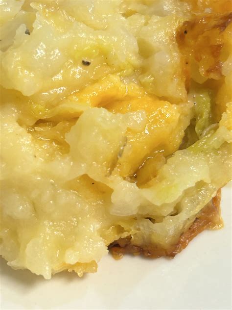 Cheesy Potato Cabbage Casserole - Generations Cook