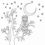 Owl Coloring Pages For Kids Illustrations Royalty Free Vector Graphics  sketch template