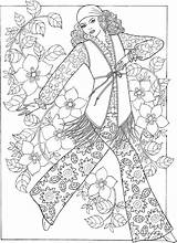 1950s Fashion Coloring Pages sketch template