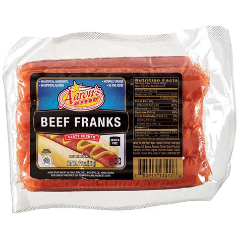 Aaron's Best Kosher Beef Franks - Shop Hot Dogs at H-E-B