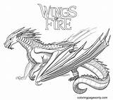 Wings Of Fire Dragon Coloring Sheets Pages  The Best Porn Website sketch template