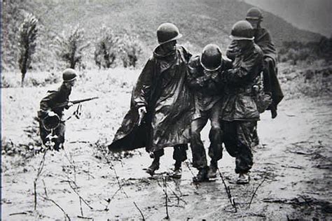 Korean War Soldiers Marching