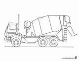 Cement Mixer Truck Coloring Pages  Hellokidscom sketch template