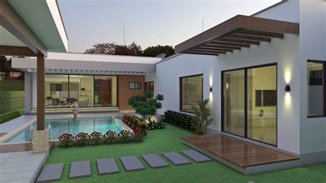 Planos de casa campestre moderna en forma de l 260 m2 arq pablo restrepo – Artofit