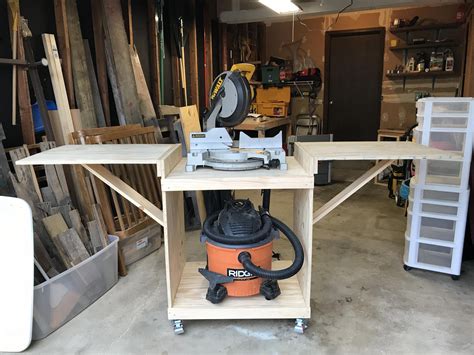 Setting Up Shop – Stationary Power Tools (With images) | Diy miter saw ...