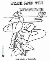 Jack And The Beanstalk Coloring Pages sketch template