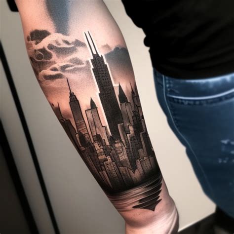 86 Chicago Skyline Tattoo Ideas - TattooClue.com