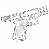 Glock Coloring Page Pages sketch template