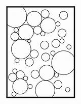 Abstract Bubbles Single Coloring Page Digital Download  Etsy sketch template