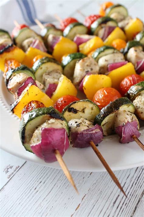 Lemon Herb Chicken Kabobs (Oven or Grill) - Healy Eats Real