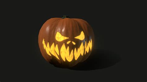 Halloween Pumpkin - Download Free 3D model by RunemarkStudio [a6a4600 ...